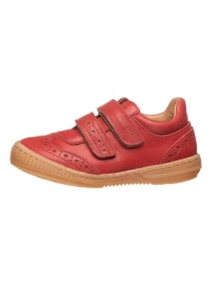 Zdjęcie produktu POM POM Skórzane sneakersy w kolorze rdzawoczerwonym rozmiar: 30
