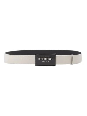 Zdjęcie produktu Skórzany Pasek z klamrą z logo Iceberg