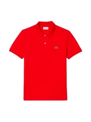 Zdjęcie produktu Slim Fit Koszulka Polo z Bawełny (Czerwona) Lacoste