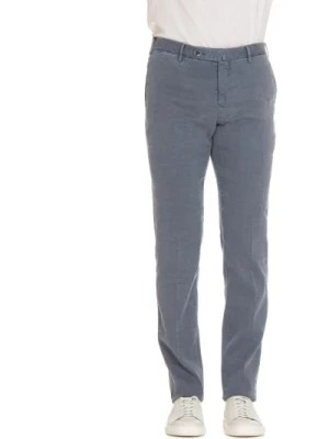Zdjęcie produktu Slim Fit Niebieskie Spodnie PT Torino