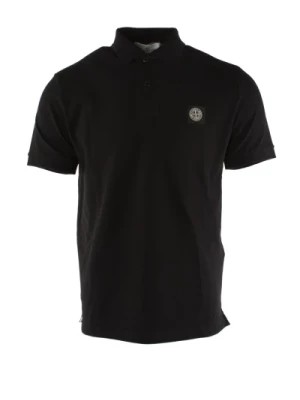 Zdjęcie produktu Slim Fit Polo w Czarnym Stone Island