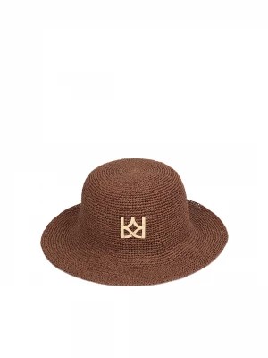 Zdjęcie produktu Słomkowy kapelusz z monogramem Kazar