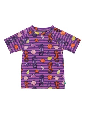 Zdjęcie produktu Småfolk Koszulka kąpielowa w kolorze fioletowym ze wzorem rozmiar: 110/116