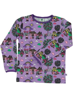 Zdjęcie produktu Småfolk Koszulka w kolorze fioletowym rozmiar: 104/110