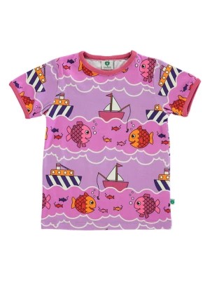Zdjęcie produktu Småfolk Koszulka w kolorze fioletowym rozmiar: 110/116
