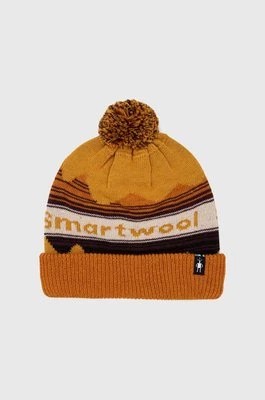 Zdjęcie produktu Smartwool czapka z domieszką wełny kolor pomarańczowy z grubej dzianiny