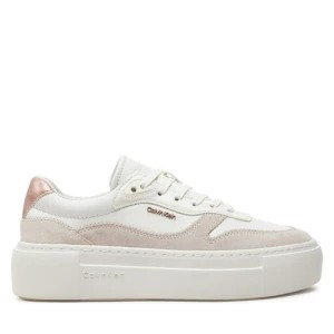 Zdjęcie produktu Sneakersy Calvin Klein Ff Cupsole Lace Up W/Ml Mix M HW0HW02125 Biały