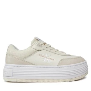 Zdjęcie produktu Sneakersy Calvin Klein Jeans Bold Flatf Low Lace Mix Ml Fad YW0YW01316 Beżowy