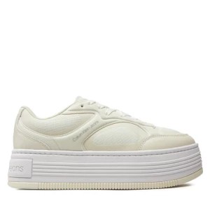 Zdjęcie produktu Sneakersy Calvin Klein Jeans Bold Platf Low Lace Mix In Mtl YW0YW01471 Beżowy