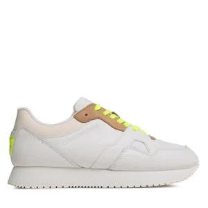 Zdjęcie produktu Sneakersy Calvin Klein Jeans Retro Runner Fluo Contrast YM0YM00619 Biały