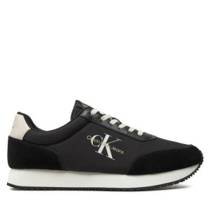 Zdjęcie produktu Sneakersy Calvin Klein Jeans Retro Runner Low Mix Mtl YM0YM01032 Czarny