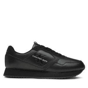 Zdjęcie produktu Sneakersy Calvin Klein Jeans Retro Runner Lth-Pu Mono Patch YM0YM00581 Czarny