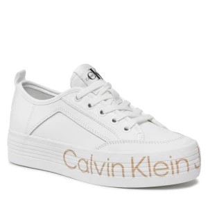 Zdjęcie produktu Sneakersy Calvin Klein Jeans Vulc Flatf Low Wrap Around Logo YW0YW01025 Biały