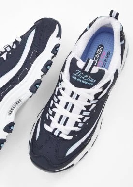 Zdjęcie produktu Sneakersy chunky Skechers ze skóry bonprix