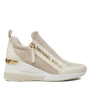 Zdjęcie produktu Sneakersy MICHAEL Michael Kors Wills Metallic Stretch Knit Trainer 43S3WIFS4D Beżowy