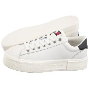 Zdjęcie produktu Sneakersy TJW Foxing Flatform Sneaker Ecru/Black EN0EN02567 YBL (TH1117-b) Tommy Hilfiger