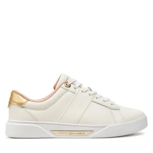 Zdjęcie produktu Sneakersy Tommy Hilfiger Chic Panel Court Sneaker FW0FW07998 Écru