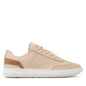 Zdjęcie produktu Sneakersy Tommy Hilfiger Corporate Seasonal Cup Leather FM0FM04491 Beżowy