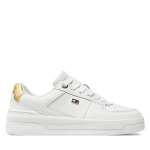 Zdjęcie produktu Sneakersy Tommy Hilfiger Essential Basket Sneaker Gold FW0FW08076 Écru