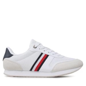 Zdjęcie produktu Sneakersy Tommy Hilfiger Essential Stripes Runner FW0FW07382 Biały