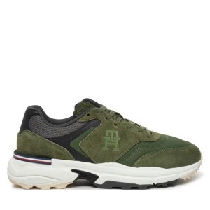 Zdjęcie produktu Sneakersy Tommy Hilfiger M Runner X Ventile Mix FM0FM05062 Zielony