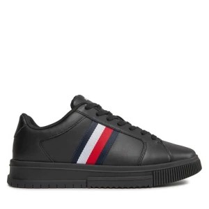 Zdjęcie produktu Sneakersy Tommy Hilfiger Supercup Lth Stripes Ess FM0FM04895 Czarny