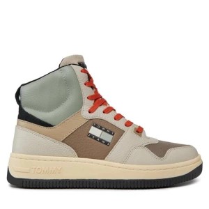 Zdjęcie produktu Sneakersy Tommy Jeans Tjm Basket Mid Leather EM0EM01258 Beżowy