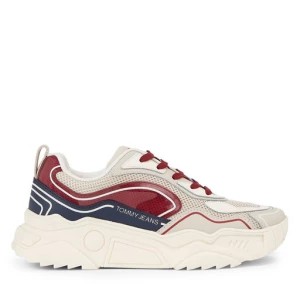 Zdjęcie produktu Sneakersy Tommy Jeans Tjw Chunky Runner Monocolor Lc EN0EN02263 Czerwony