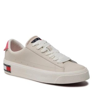 Zdjęcie produktu Sneakersy Tommy Jeans Vulcanized Leather EN0EN02030 Beżowy