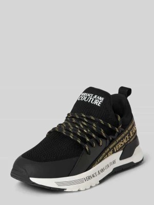 Zdjęcie produktu Sneakersy z detalami z logo model ‘FONDO DYNAMIC’ Versace Jeans Couture