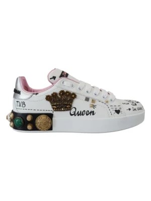 Zdjęcie produktu Sneakersy z Koroną Królowej Dolce & Gabbana