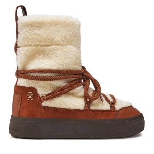 Zdjęcie produktu Śniegowce Tommy Hilfiger Lace-Up Faux Shearling Snowboot FW0FW08252 Beżowy