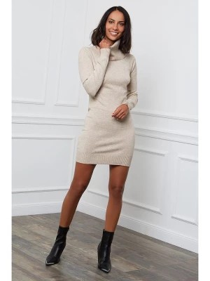 Zdjęcie produktu Soft Cashmere Sukienka dzianinowa w kolorze beżowym rozmiar: 38/40
