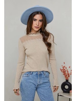 Zdjęcie produktu Soft Cashmere Sweter w kolorze beżowym rozmiar: 34/36