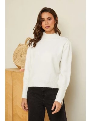 Zdjęcie produktu Soft Cashmere Sweter w kolorze białym rozmiar: 34/36