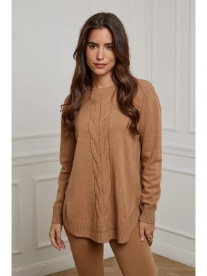 Zdjęcie produktu Soft Cashmere Sweter w kolorze karmelowym rozmiar: 34/36