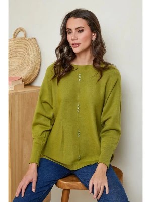 Zdjęcie produktu Soft Cashmere Sweter w kolorze oliwkowym rozmiar: 38/40