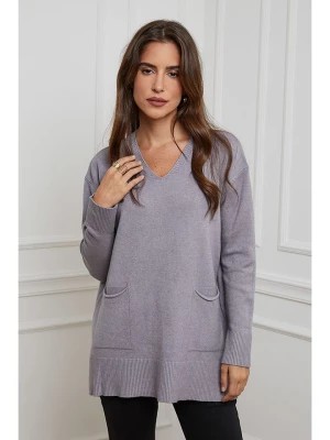 Zdjęcie produktu Soft Cashmere Sweter w kolorze szarym rozmiar: 38/40
