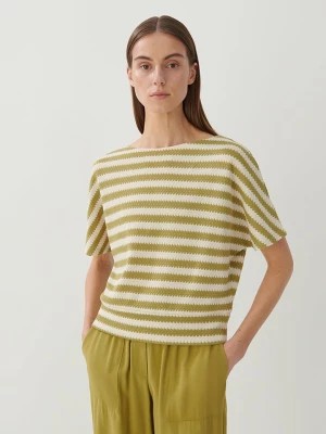 Zdjęcie produktu Someday Koszulka "Usella" w kolorze zielono-białym rozmiar: 38