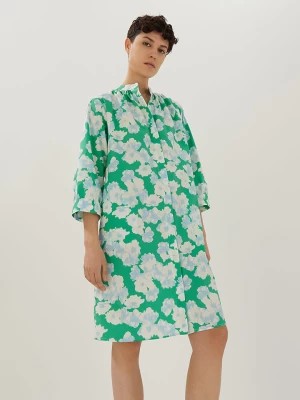 Zdjęcie produktu Someday Sukienka "Qulia" w kolorze zielonym ze wzorem rozmiar: 42
