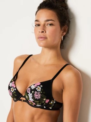 Zdjęcie produktu Soutien-gorge n.2 - le push up plongeant brodé Etam