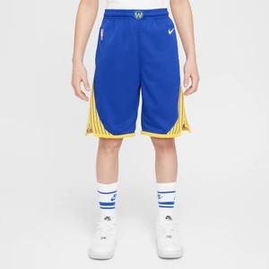 Zdjęcie produktu Spodenki dla dużych dzieci (chłopców) Nike NBA Swingman Golden State Warriors Icon Edition 2023/24 - Niebieski