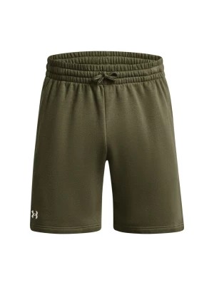 Zdjęcie produktu Spodenki dresowe męskie Under Armour UA Rival Fleece Shorts - oliwkowe/khaki