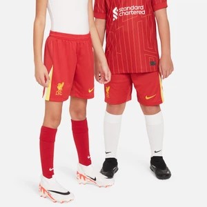 Zdjęcie produktu Spodenki piłkarskie dla dużych dzieci Nike Dri-FIT Liverpool F.C. Stadium 2024/25 (wersja domowa) – replika - Czerwony