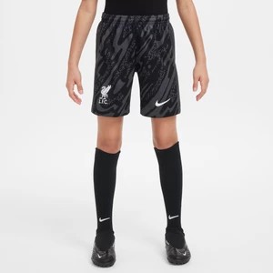 Zdjęcie produktu Spodenki piłkarskie dla dużych dzieci Nike Dri-FIT Liverpool F.C. Stadium Goalkeeper 2024/25 – replika - Szary