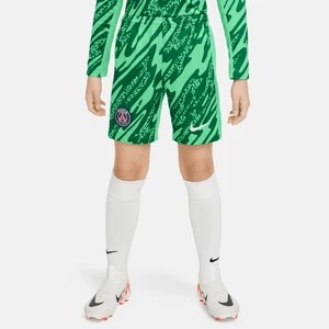 Zdjęcie produktu Spodenki piłkarskie dla dużych dzieci Nike Dri-FIT Paris Saint-Germain Goalkeeper Stadium 2024/25 (replika) - Zieleń