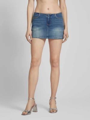 Zdjęcie produktu Spódnica jeansowa z obszyciem kamieniami stras Juicy Couture