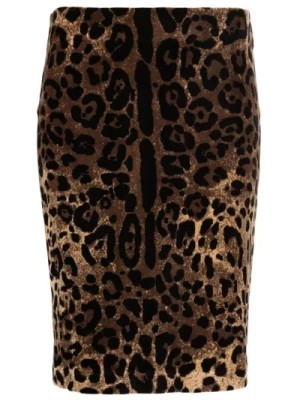 Zdjęcie produktu Spódnica w panterkę Dolce & Gabbana