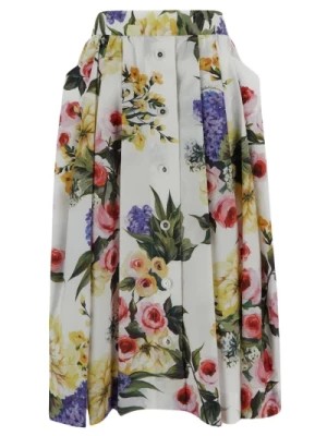 Zdjęcie produktu Spódnica z bawełny - DolceGabbana Dolce & Gabbana
