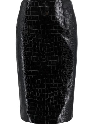 Zdjęcie produktu Spódnica z krokodylą skórą Versace